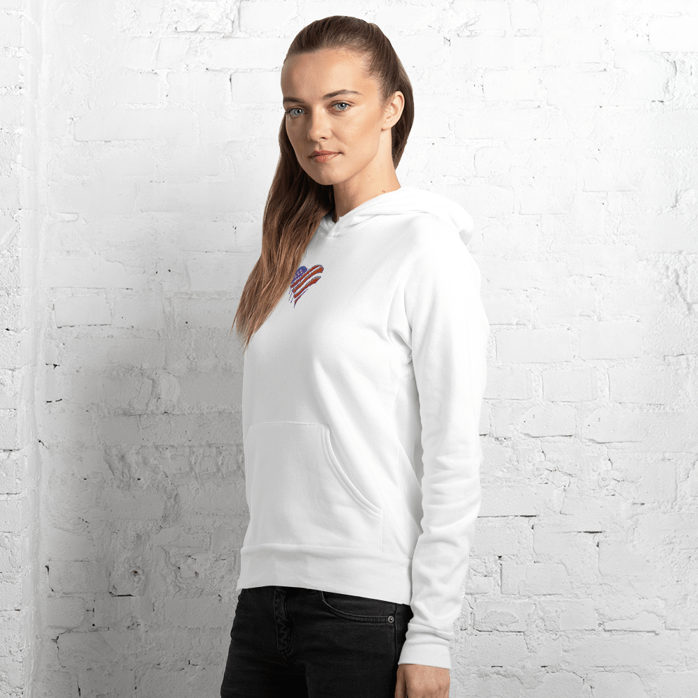 Painted Patriot – Embroidered Unisex hoodie